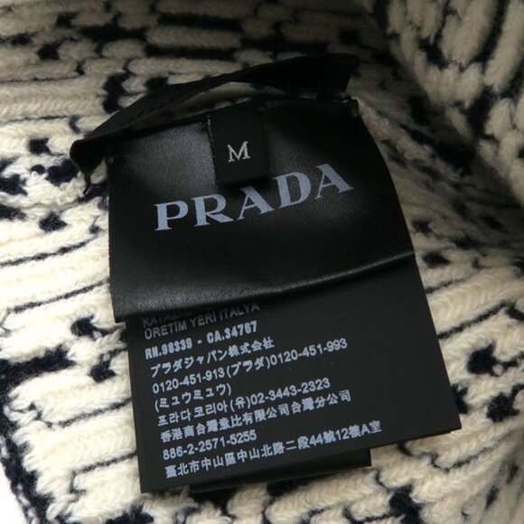 Prada Knit Cap Wool Cashmere